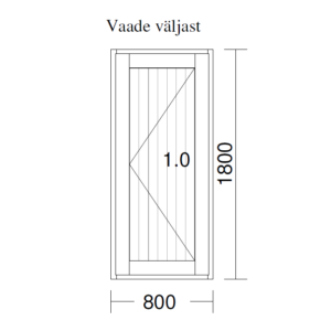 VU-3p 800*1800 valge 160