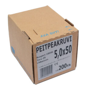 Peitpeakruvi, 5,0×50 Torx, ruspert 200 tk/pakk