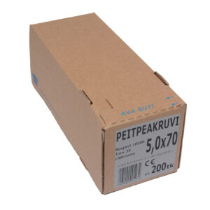 Peitpeakruvi, 5,0×70 Torx, ruspert 200 tk/pakk